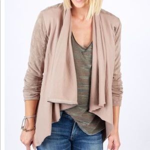 Evereve Blank Suede Private Practice Jacket